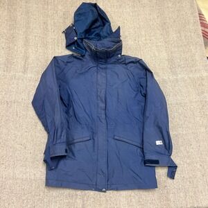 Vintage The North Face Jacket Women's Medium Blue 1970s Brown Label
